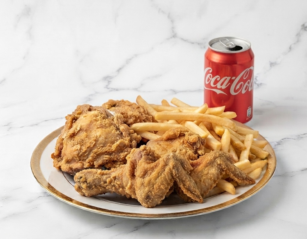 2 Pcs Chicken+ 3 Wings